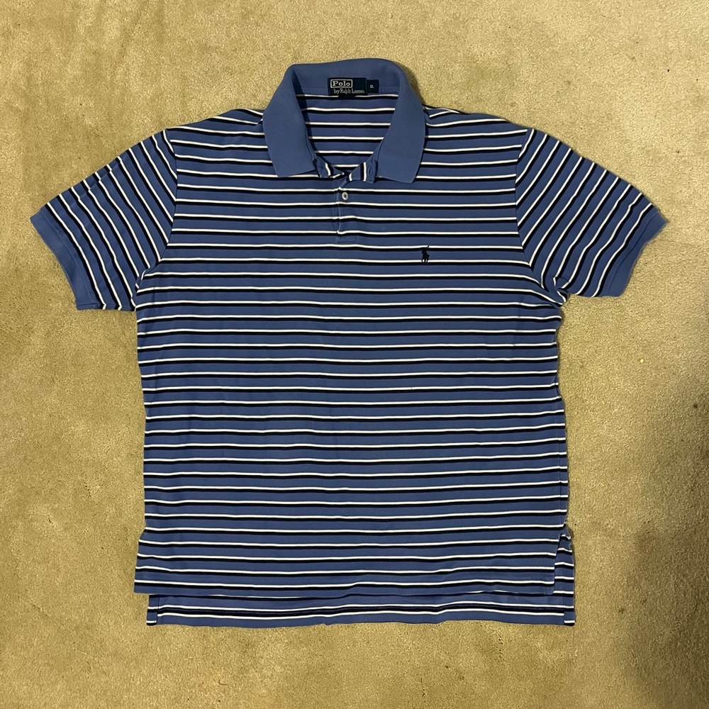 Polo by Ralph Lauren Blue Striped Men's Shirt
